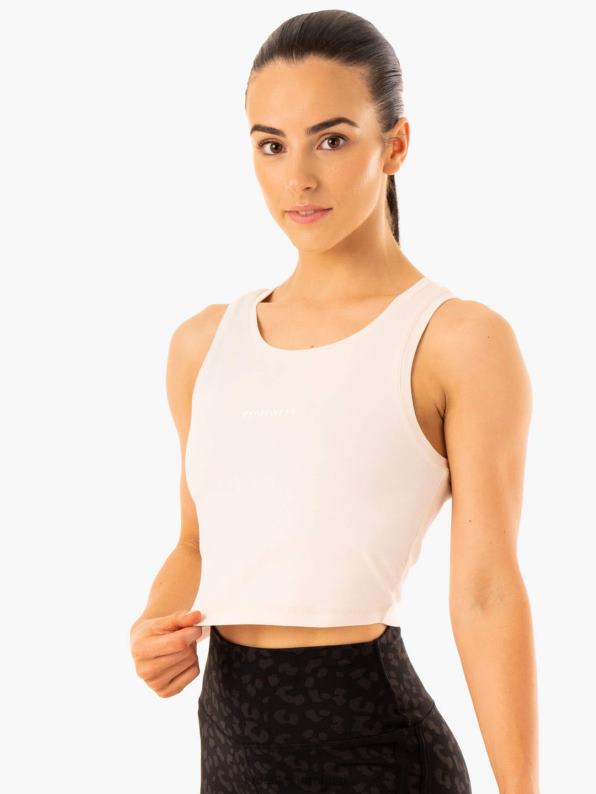 Ryderwear Evolution Cotton Tank Ivory Women Clothing 4Z2T919