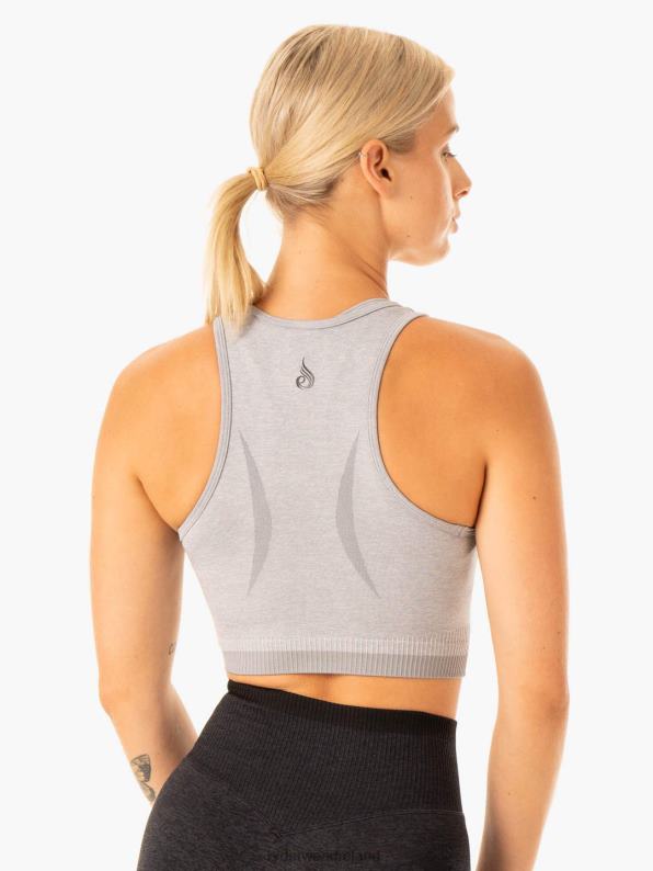 Ryderwear Excel Seamless Tank Grey Marl Women Clothing 4Z2T884