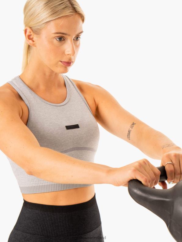 Ryderwear Excel Seamless Tank Grey Marl Women Clothing 4Z2T884