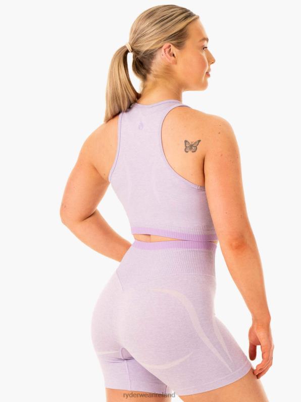 Ryderwear Excel Seamless Tank Lavender Marl Women Clothing 4Z2T883