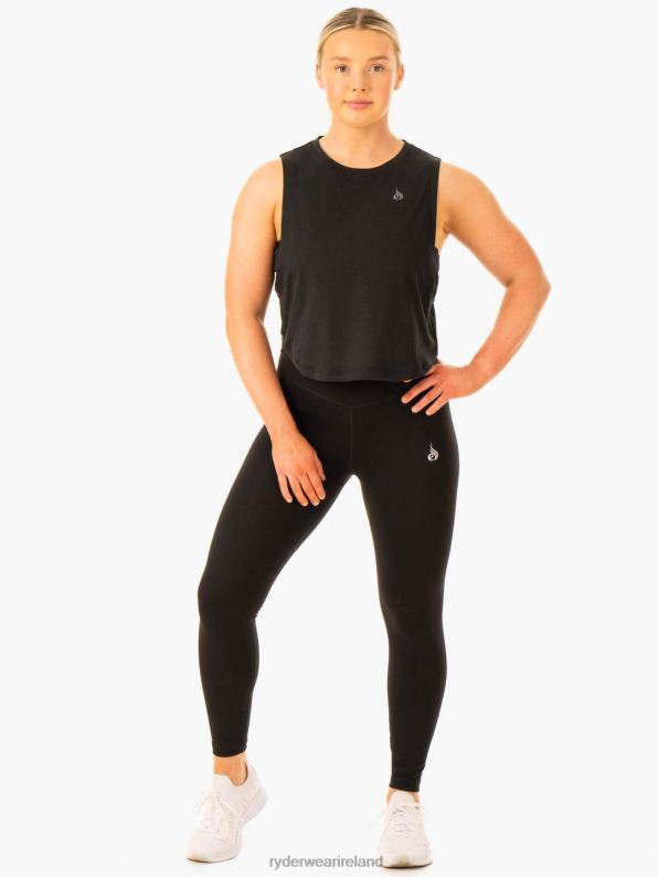 Ryderwear Flow Scoop Tank Black Women Clothing 4Z2T893