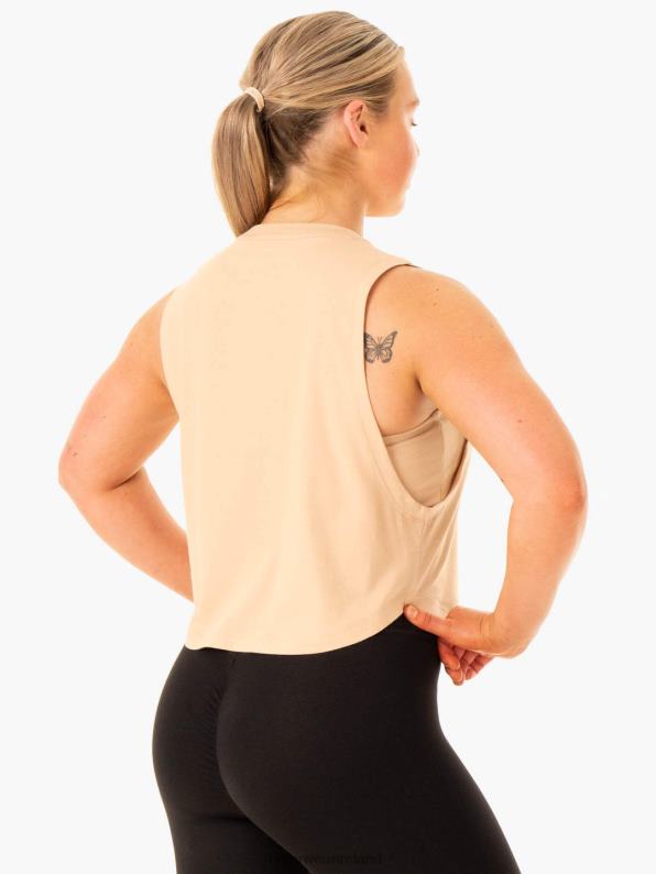 Ryderwear Flow Scoop Tank Sand Women Clothing 4Z2T892