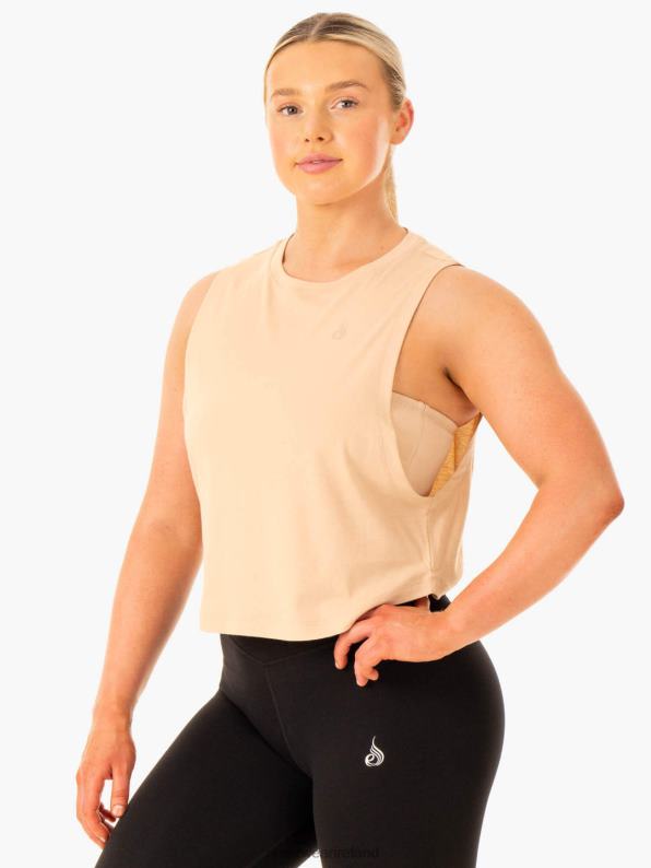 Ryderwear Flow Scoop Tank Sand Women Clothing 4Z2T892