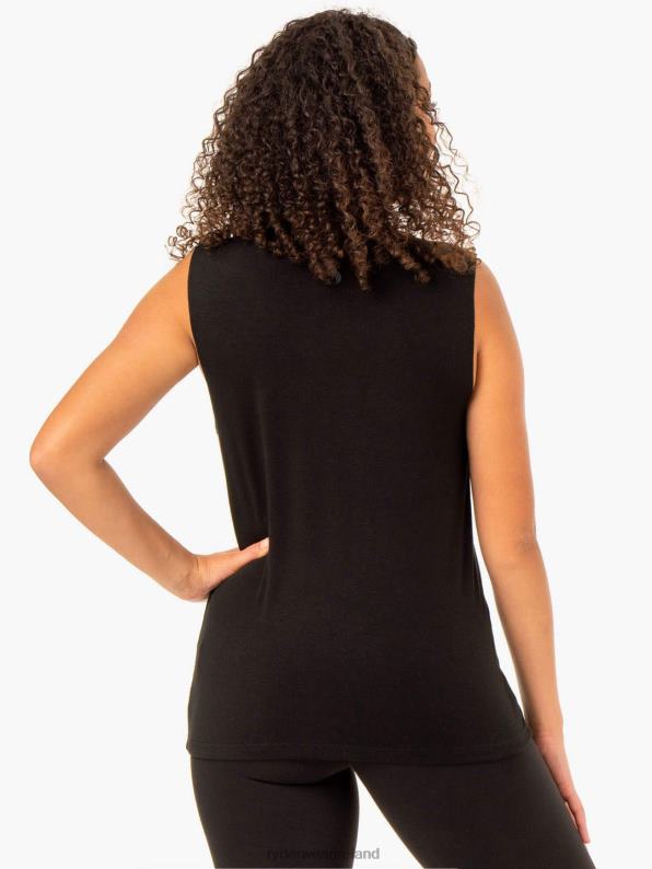 Ryderwear Foundation Muscle Tank Black Women Clothing 4Z2T930