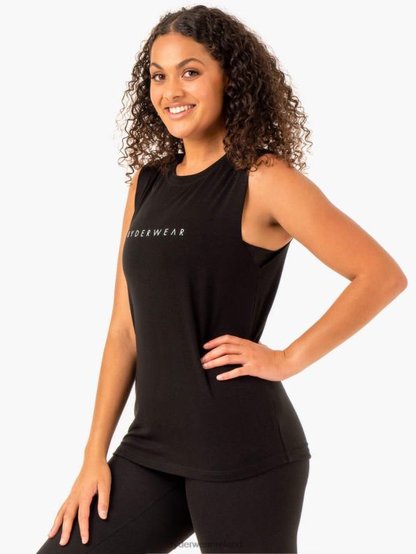 Ryderwear Foundation Muscle Tank Black Women Clothing 4Z2T930