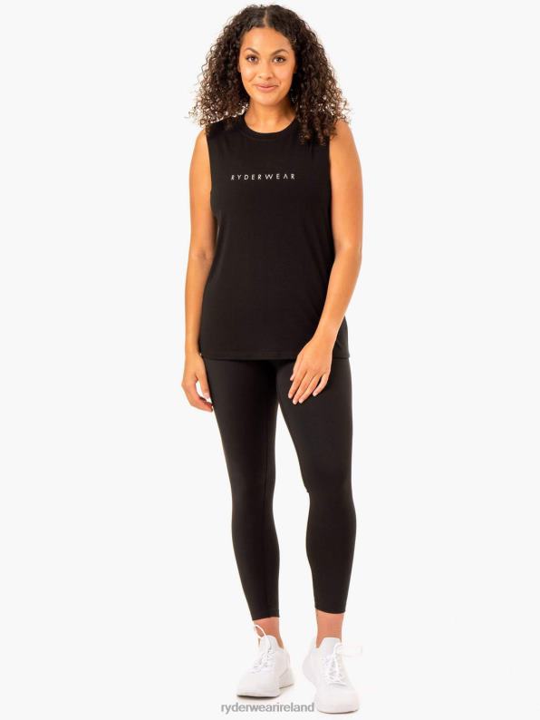 Ryderwear Foundation Muscle Tank Black Women Clothing 4Z2T930