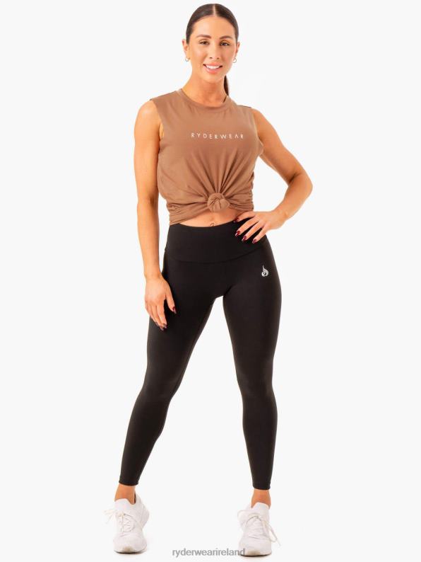 Ryderwear Foundation Muscle Tank Mocha Women Clothing 4Z2T933