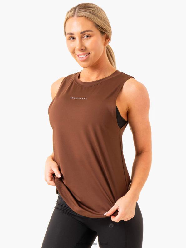 Ryderwear Freedom Training Tank Chocolate Women Clothing 4Z2T856