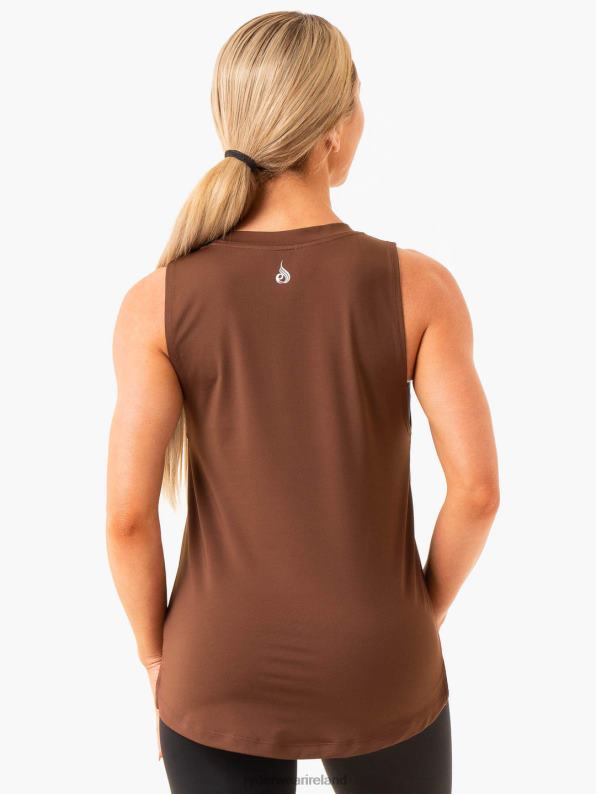 Ryderwear Freedom Training Tank Chocolate Women Clothing 4Z2T856