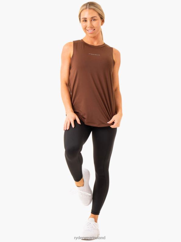 Ryderwear Freedom Training Tank Chocolate Women Clothing 4Z2T856