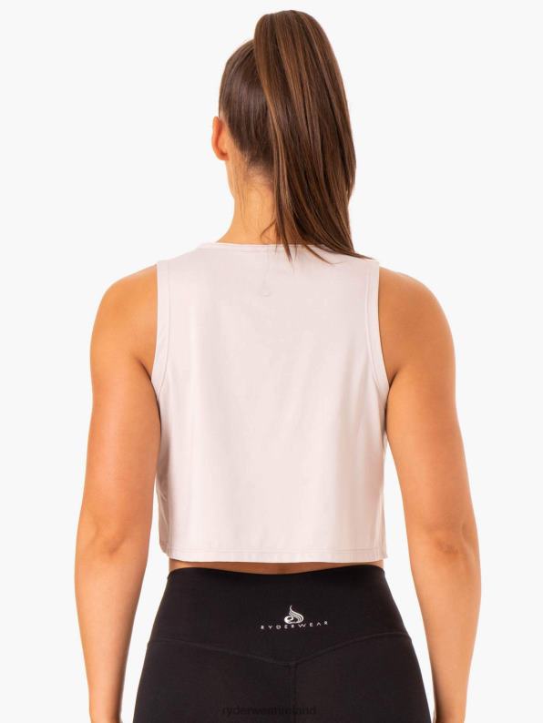 Ryderwear Hybrid Muscle Tank Ivory Women Clothing 4Z2T984