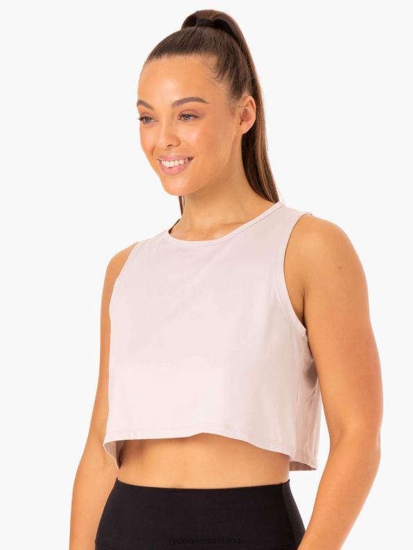 Ryderwear Hybrid Muscle Tank Ivory Women Clothing 4Z2T984