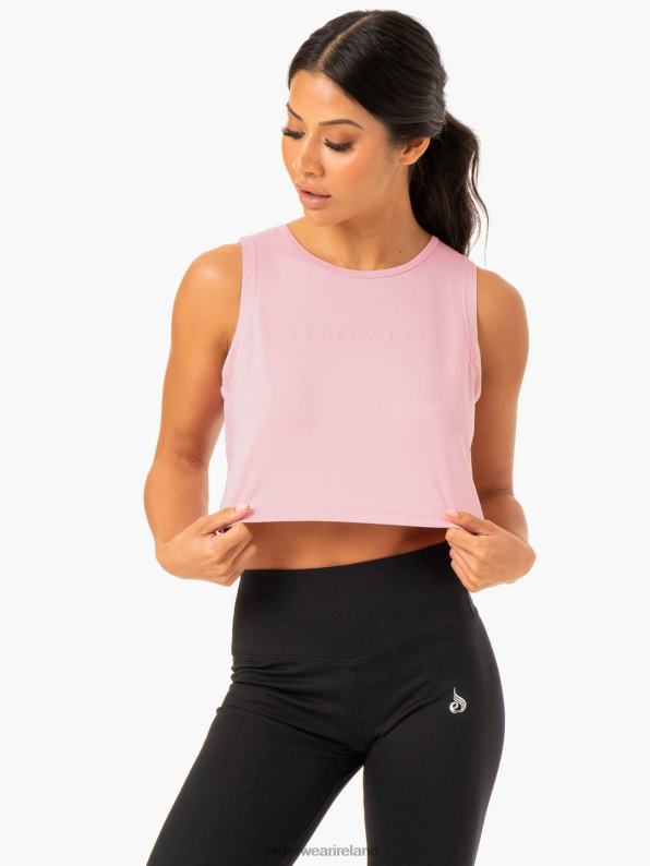 Ryderwear Hybrid Muscle Tank Pink Women Clothing 4Z2T987