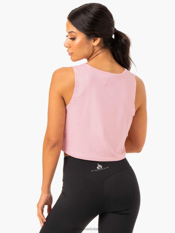 Ryderwear Hybrid Muscle Tank Pink Women Clothing 4Z2T987