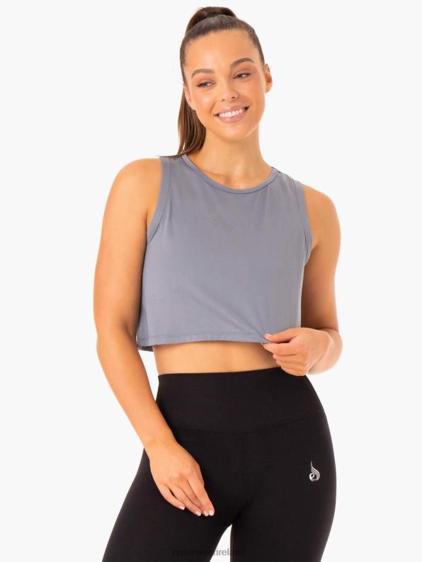 Ryderwear Hybrid Muscle Tank Steel Blue Women Clothing 4Z2T985