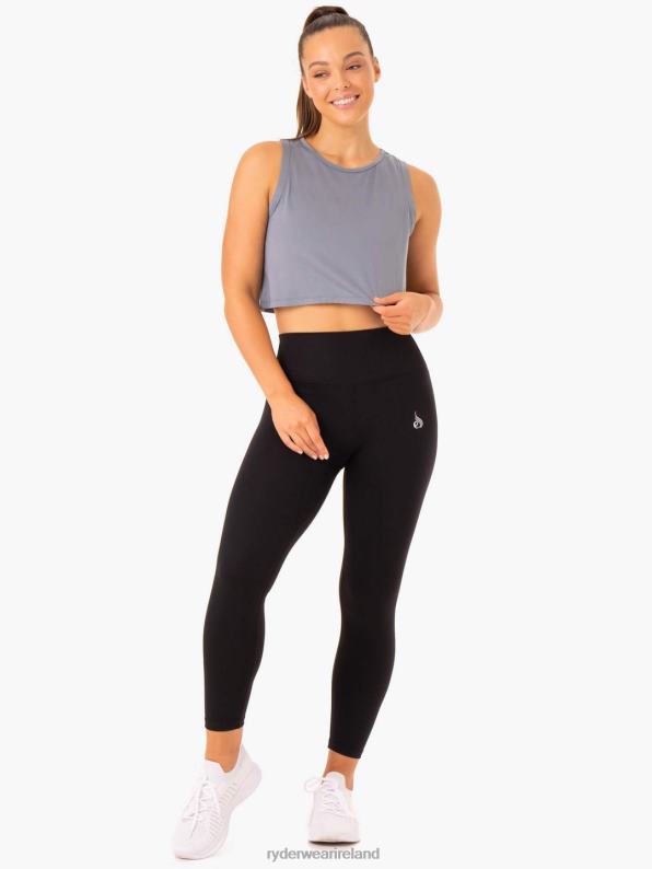 Ryderwear Hybrid Muscle Tank Steel Blue Women Clothing 4Z2T985