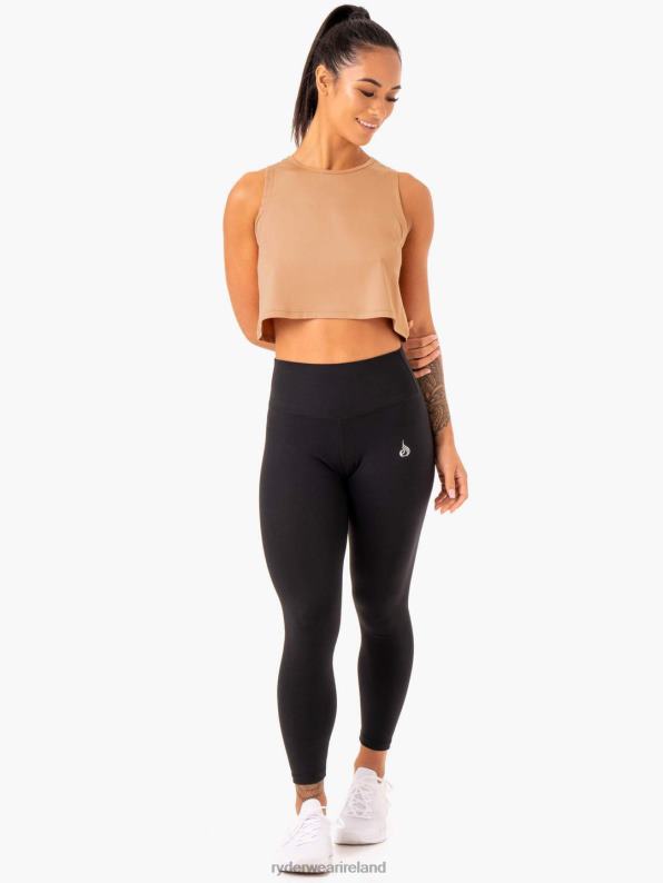 Ryderwear Hybrid Muscle Tank Tan Women Clothing 4Z2T988