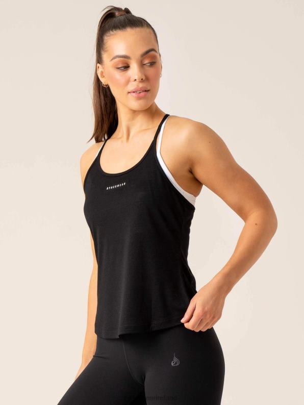 Ryderwear Intensity Relaxed Tank Black Women Clothing 4Z2T816