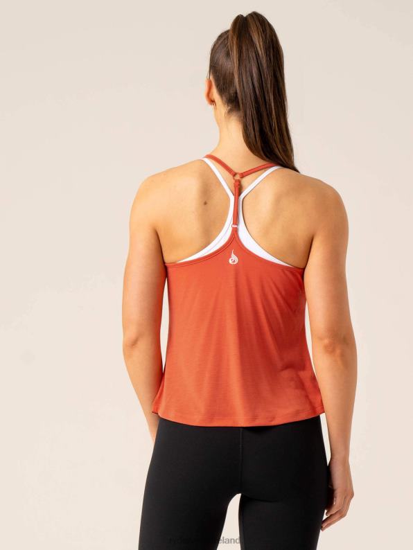 Ryderwear Intensity Relaxed Tank Terracotta Women Clothing 4Z2T813