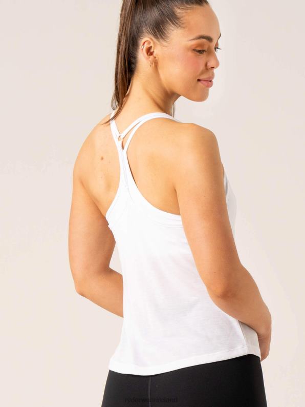 Ryderwear Intensity Relaxed Tank White Women Clothing 4Z2T815