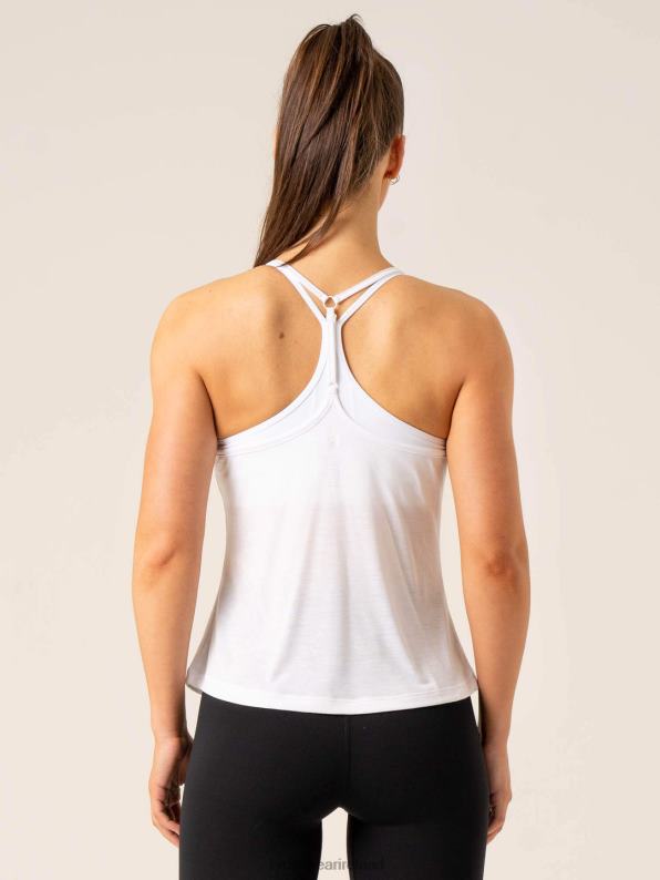 Ryderwear Intensity Relaxed Tank White Women Clothing 4Z2T815