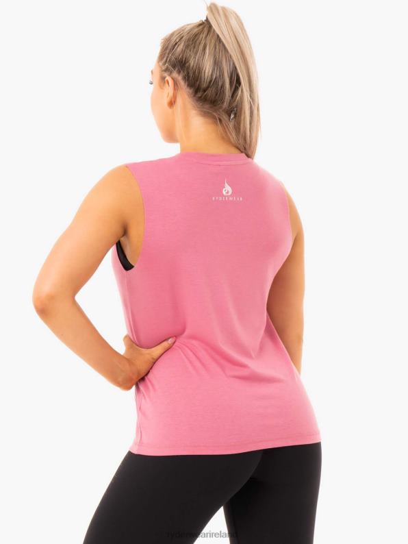 Ryderwear Ladies Baller Tank Pink Women Clothing 4Z2T1100