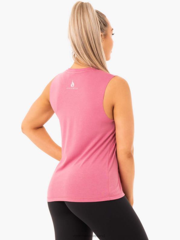 Ryderwear Ladies Baller Tank Pink Women Clothing 4Z2T1100