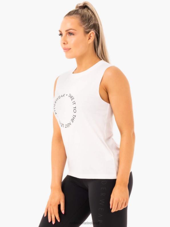 Ryderwear Ladies Baller Tank White Women Clothing 4Z2T1103