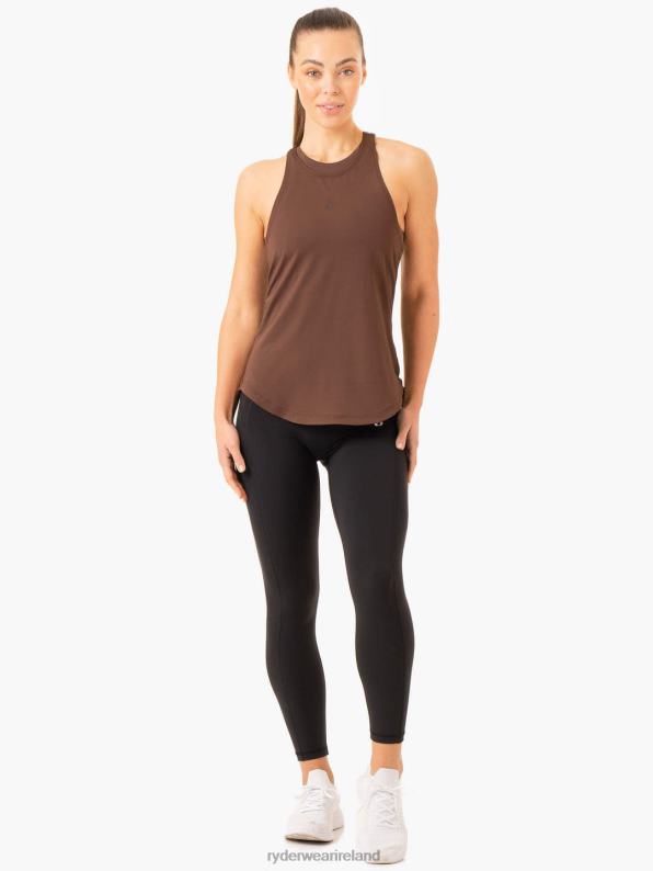 Ryderwear Level Up Training Tank Chocolate Women Clothing 4Z2T847