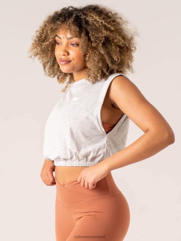 Ryderwear Momentum Tank Snow Grey Marl Women Clothing 4Z2T823
