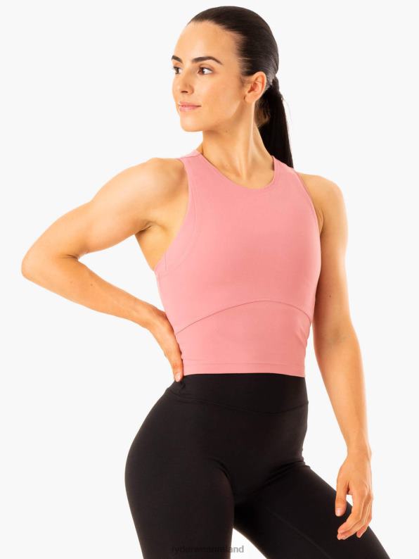 Ryderwear Nkd Refine Tank Dusty Pink Women Clothing 4Z2T912