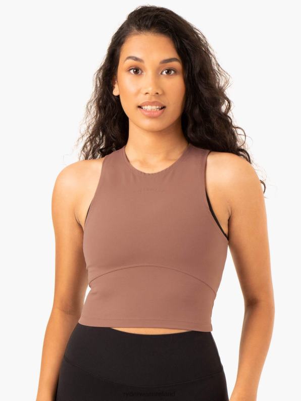 Ryderwear Nkd Refine Tank Mocha Women Clothing 4Z2T914