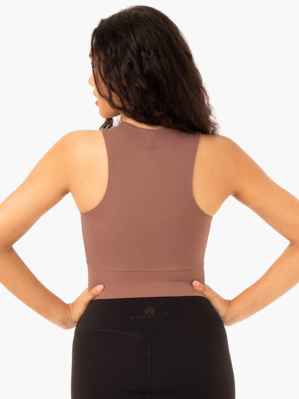Ryderwear Nkd Refine Tank Mocha Women Clothing 4Z2T914