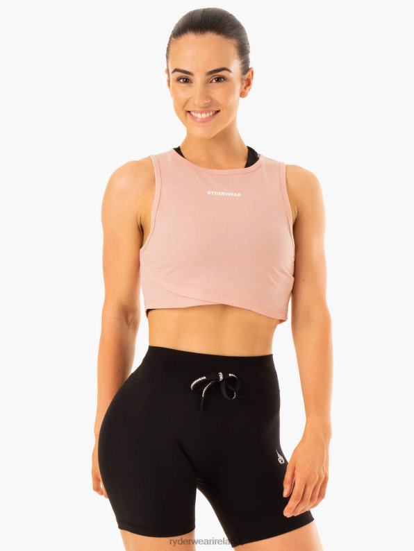 Ryderwear Replay Cross Over Tank Nude Women Clothing 4Z2T920