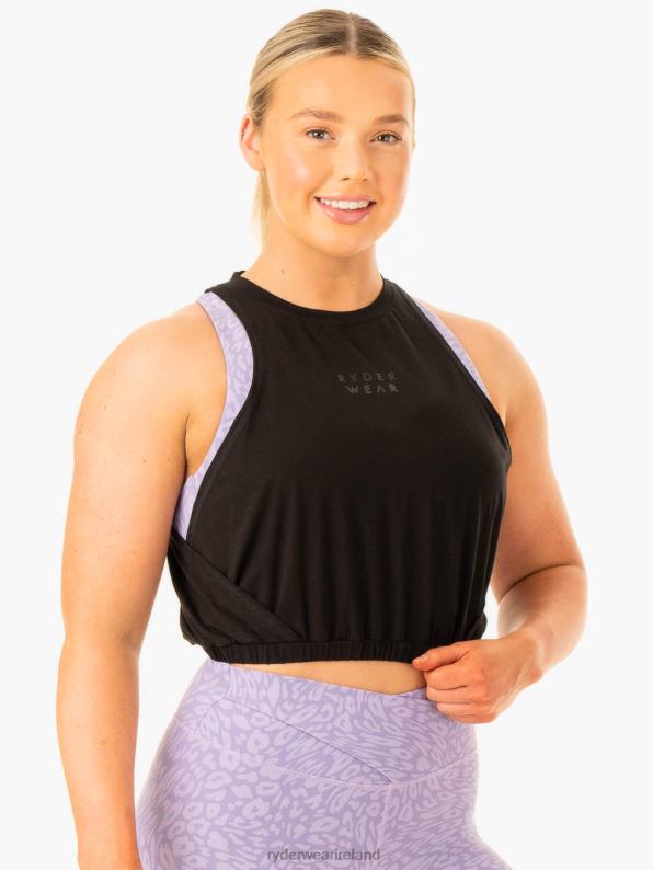Ryderwear Rotation Tank Black Women Clothing 4Z2T865