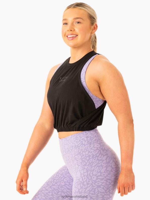 Ryderwear Rotation Tank Black Women Clothing 4Z2T865