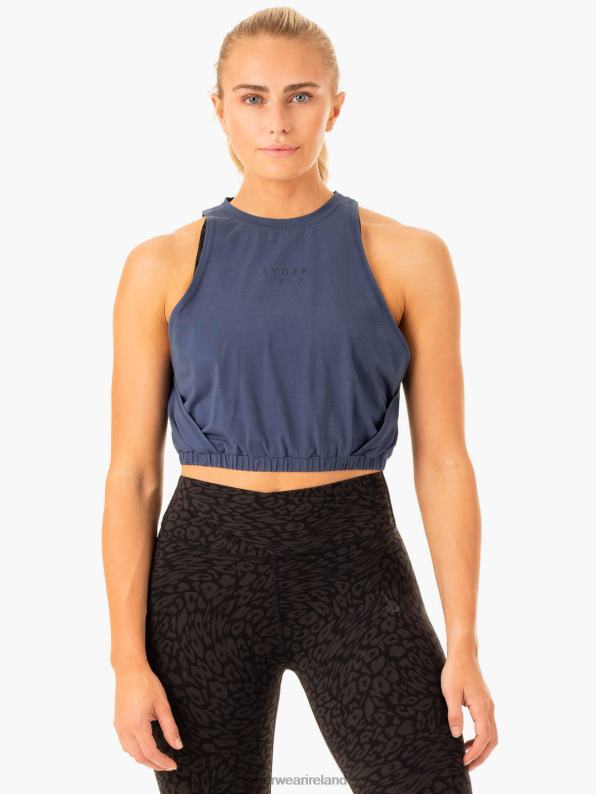 Ryderwear Rotation Tank Navy Women Clothing 4Z2T864