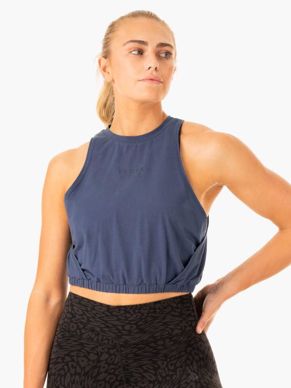 Ryderwear Rotation Tank Navy Women Clothing 4Z2T864