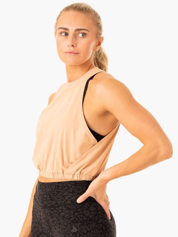 Ryderwear Rotation Tank Sandstone Women Clothing 4Z2T862