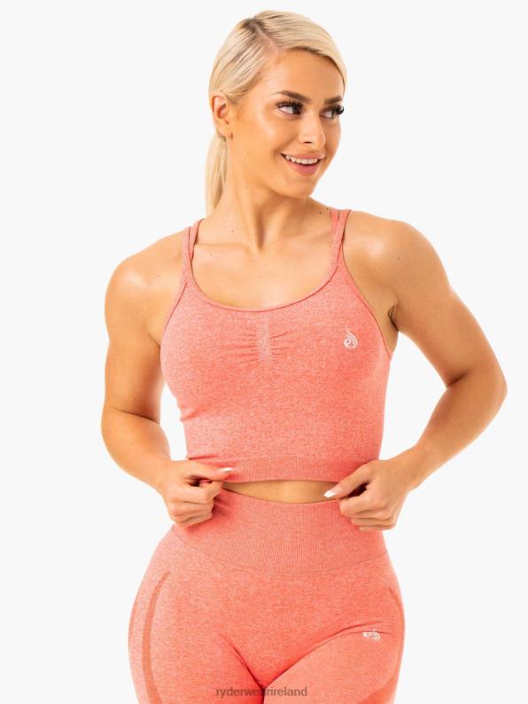 Ryderwear Sculpt Seamless Tank Peach Marl Women Clothing 4Z2T976