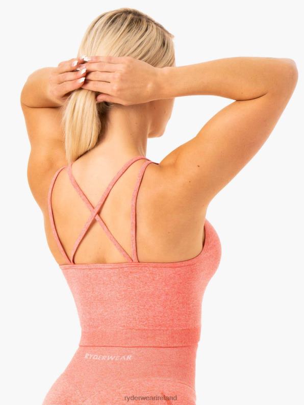 Ryderwear Sculpt Seamless Tank Peach Marl Women Clothing 4Z2T976