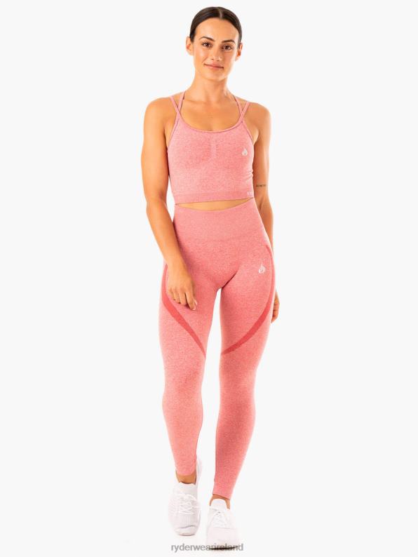 Ryderwear Sculpt Seamless Tank Pink Marl Women Clothing 4Z2T918