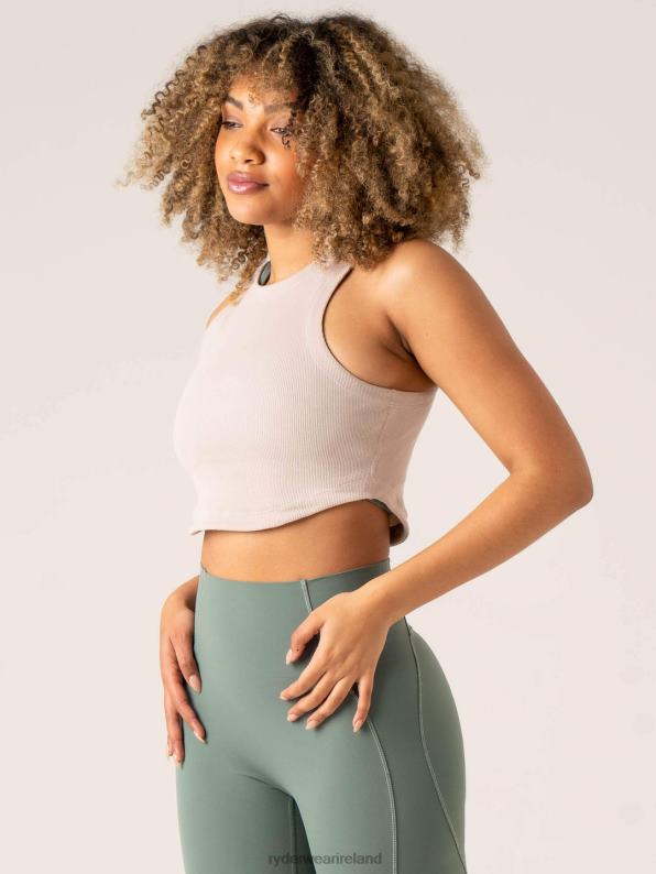 Ryderwear Stride Rib Tank Chalk Women Clothing 4Z2T766