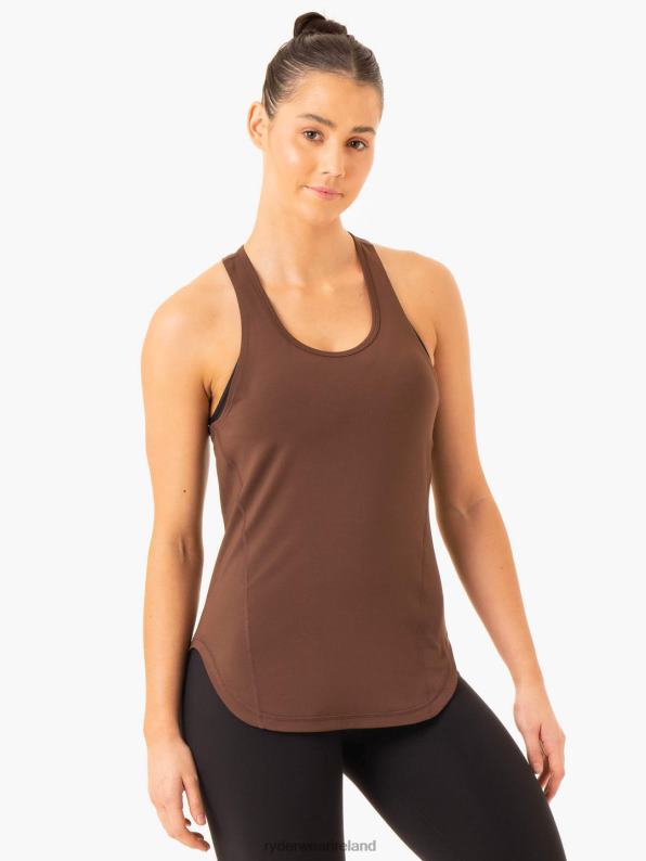 Ryderwear Transform Training Tank Chocolate Women Clothing 4Z2T868