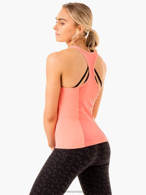 Ryderwear Ultra Compression Tank Coral Women Clothing 4Z2T945