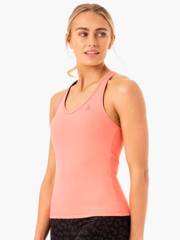 Ryderwear Ultra Compression Tank Coral Women Clothing 4Z2T945
