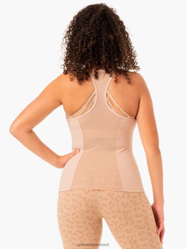 Ryderwear Ultra Compression Tank Tan Women Clothing 4Z2T946
