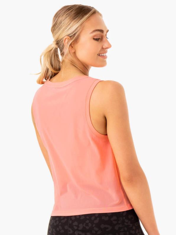 Ryderwear Ultra Mesh Tank Coral Women Clothing 4Z2T943