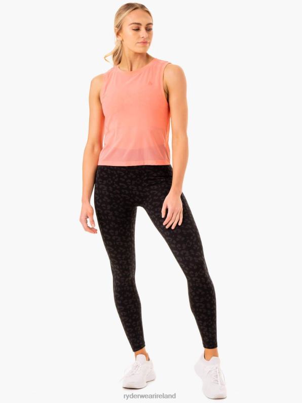 Ryderwear Ultra Mesh Tank Coral Women Clothing 4Z2T943