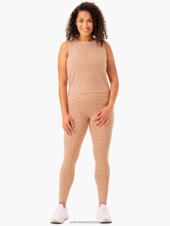Ryderwear Ultra Mesh Tank Tan Women Clothing 4Z2T944
